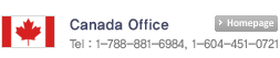 Canada Office Tel : 1-778-881-6984 , 1-604-451-0721
